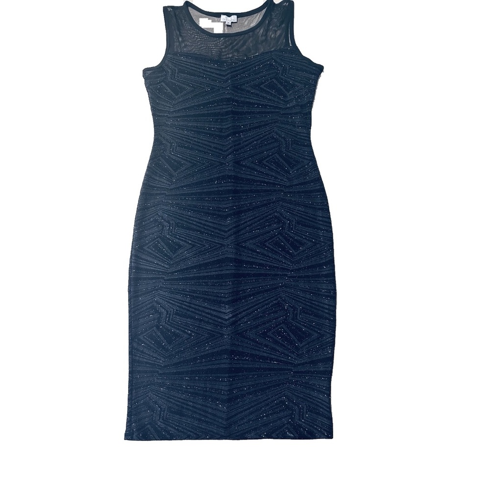 Black Sparkle Cocktail Dress Sleeveless – New With Tag - Picture 4 of 6